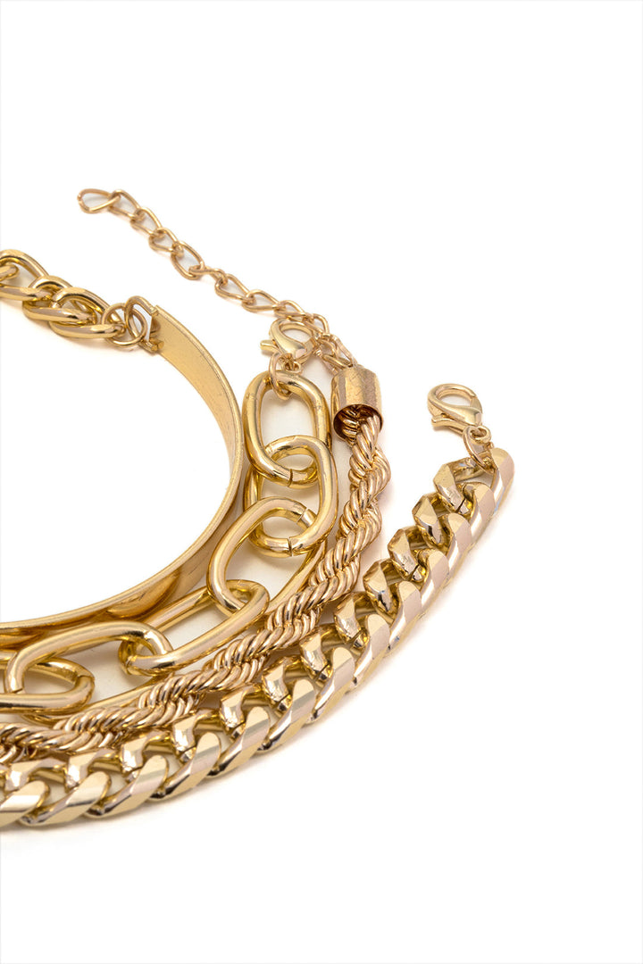 Florance Bracelet Set | Gold