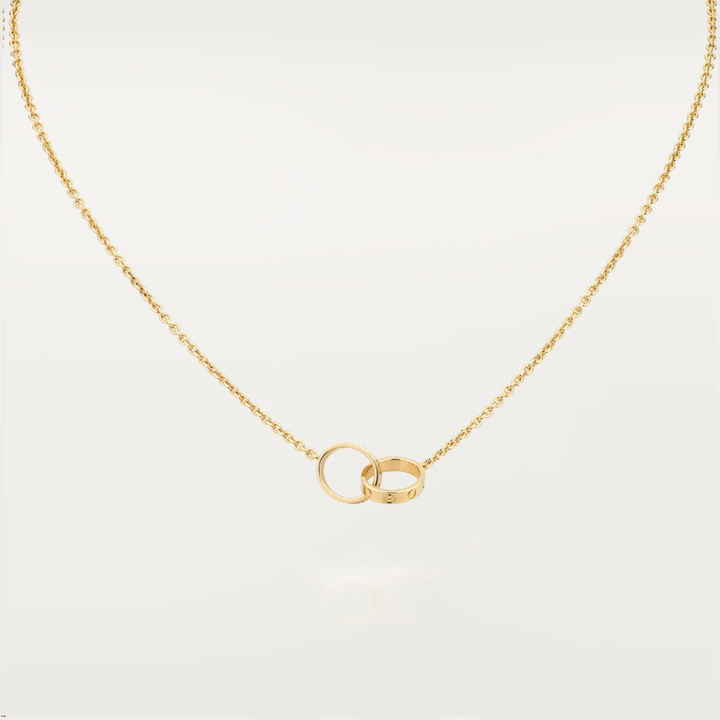 Eternity Ring Necklace l Gold