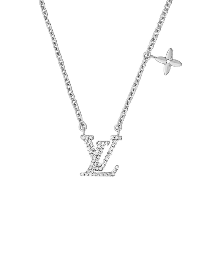 LV Necklace l Silver