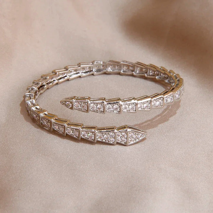 Deluxe Serpent Bracelet | Silver