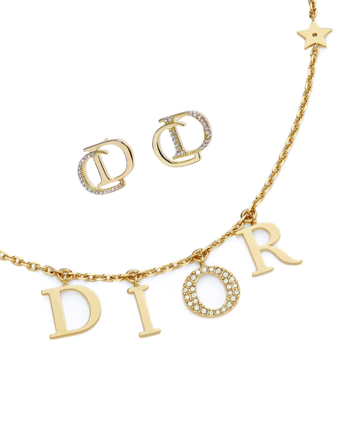 DC Set Earrings + Necklace l Gold