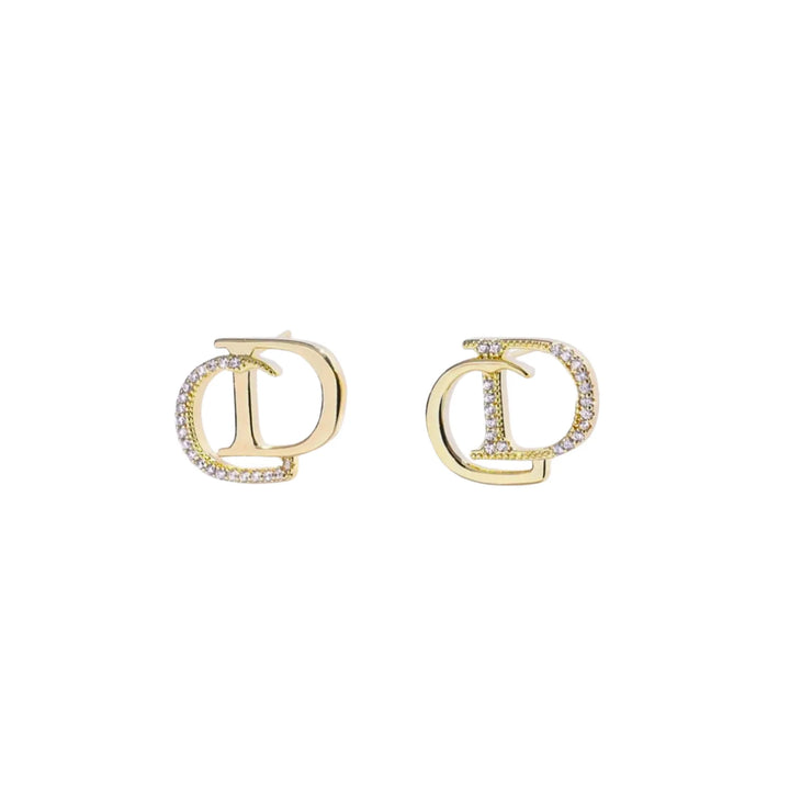 DC Diamond Earrings l Gold