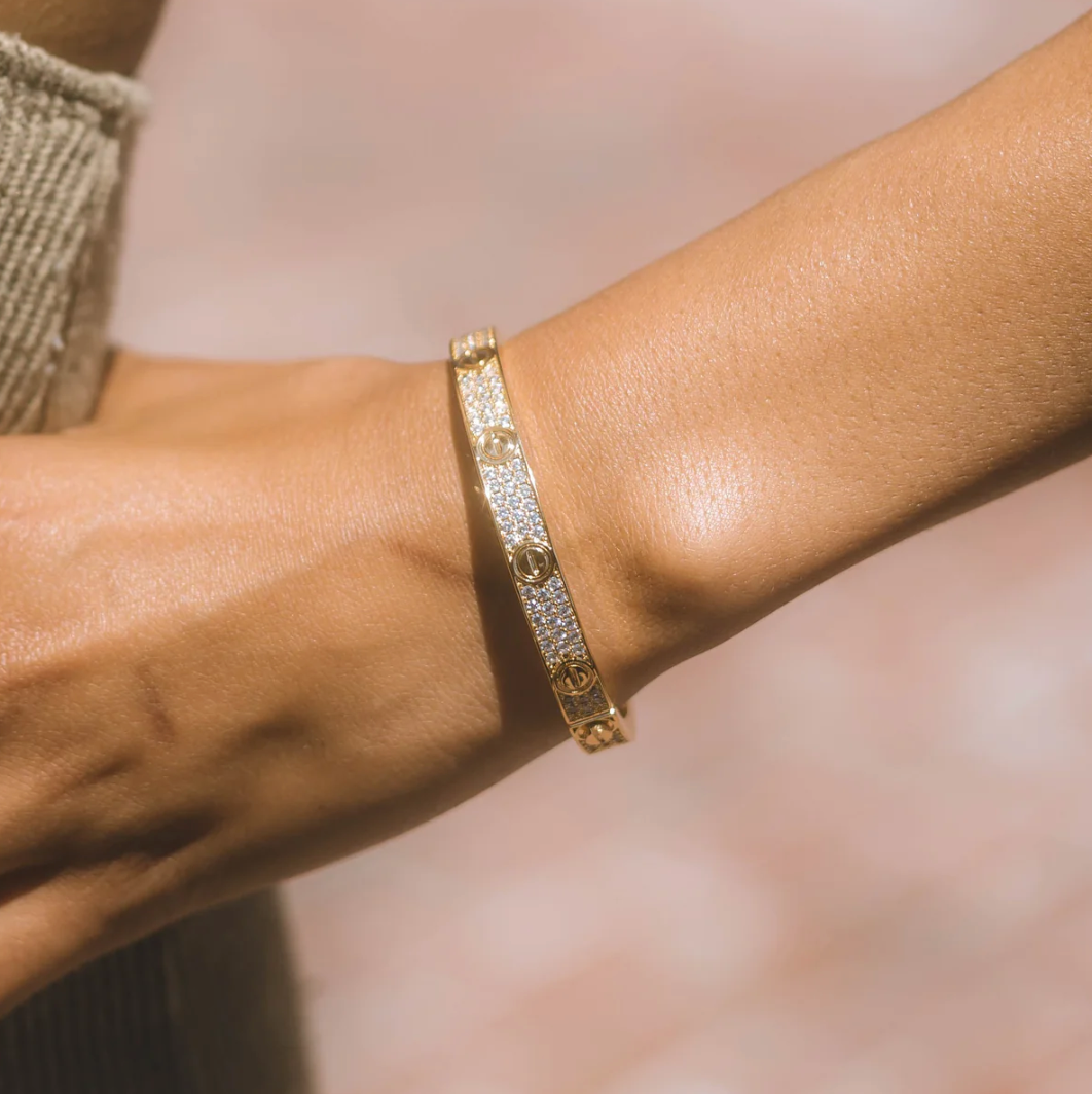 ETERNITY MONACO BRACELET | GOLD