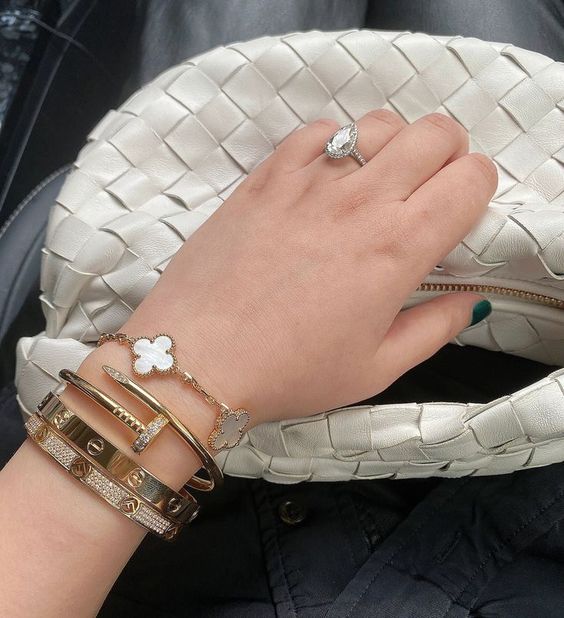 Deluxe Nail Bracelet | Gold