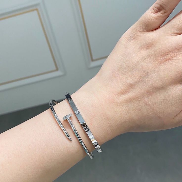 Nail Bracelet Thin | Rose Gold