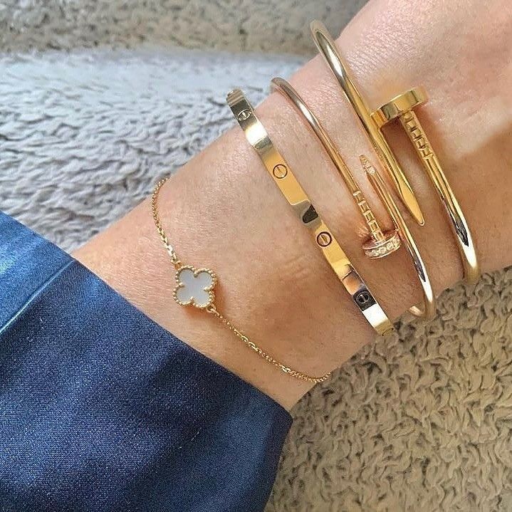Eternity Bracelet Thin | Gold