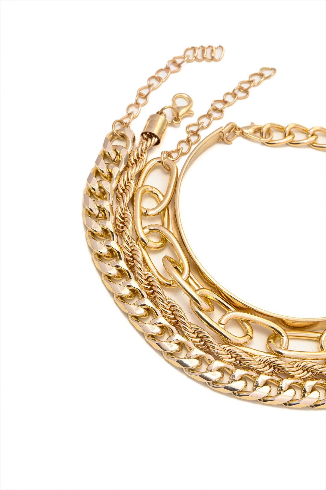 Florance Bracelet Set | Gold