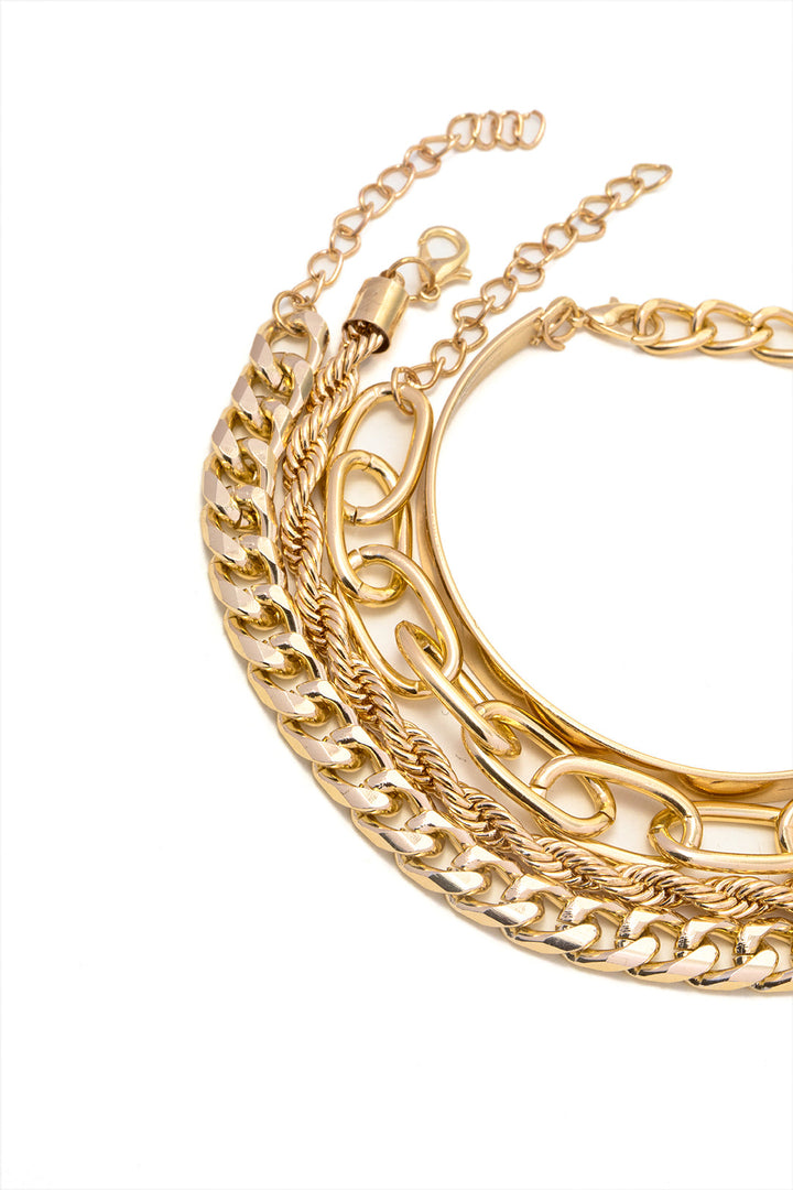 Florance Bracelet Set | Gold