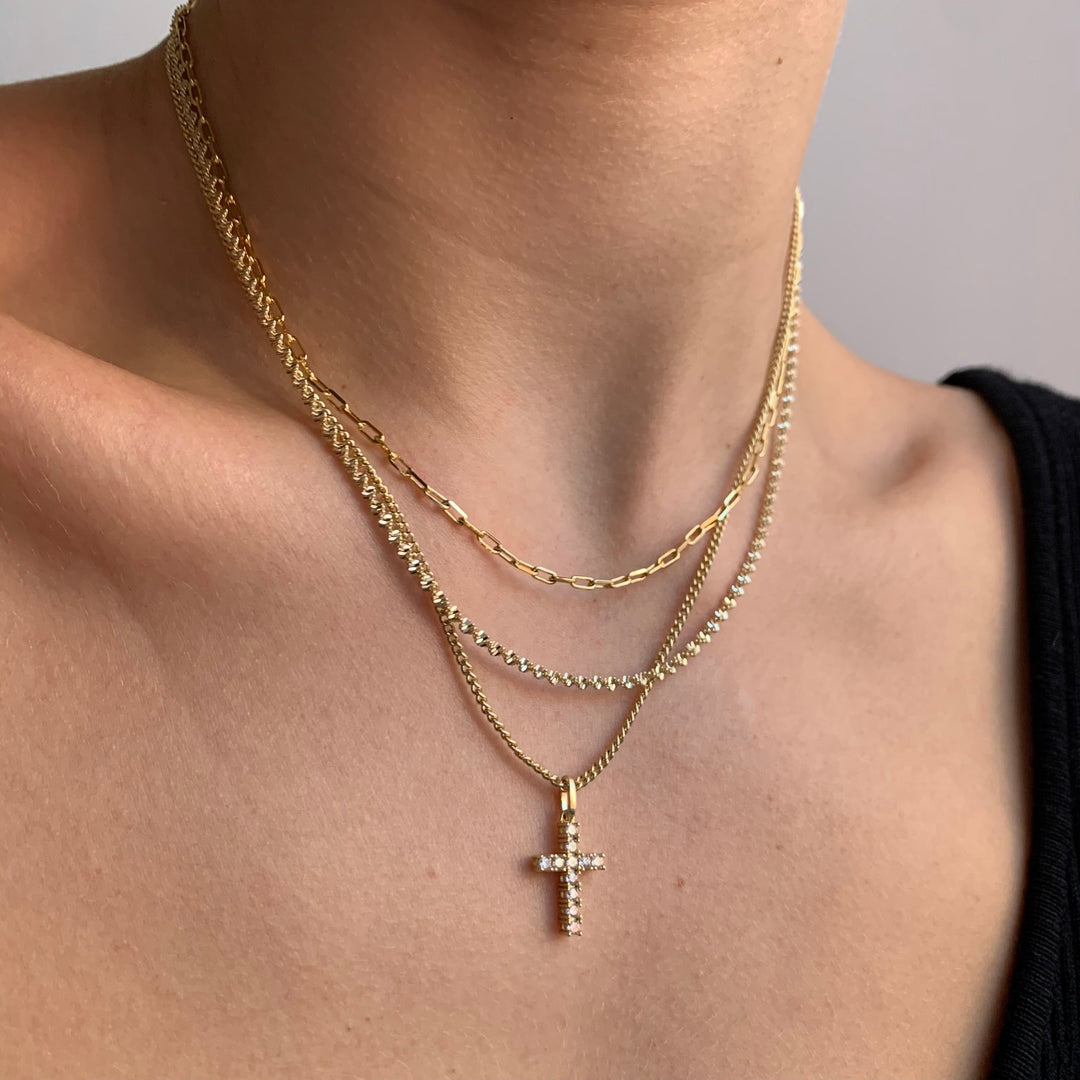 Rome Necklace | Gold