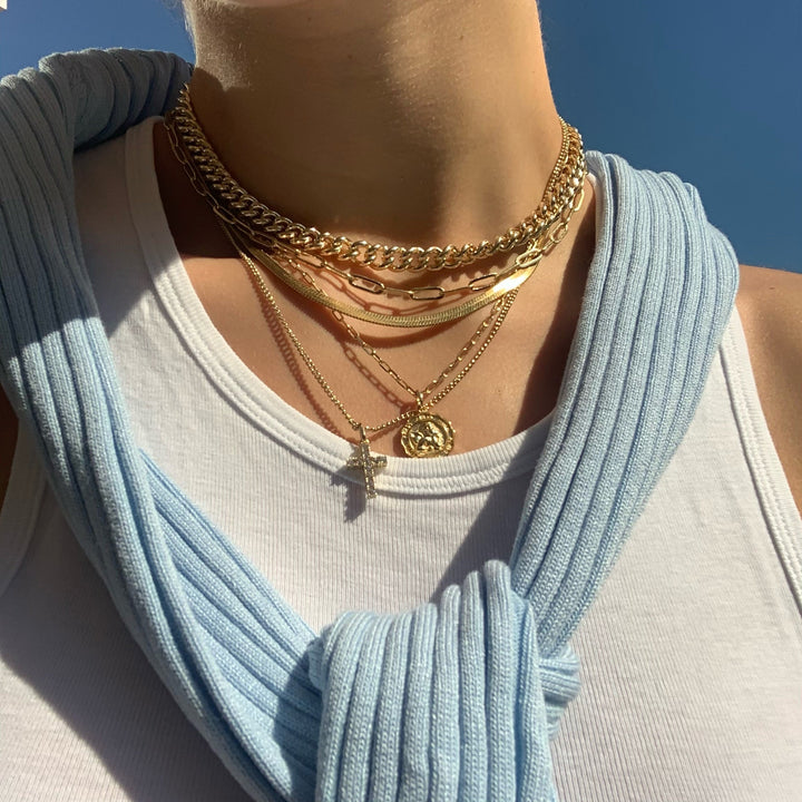 Rome Necklace | Gold