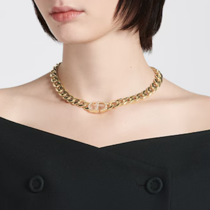 Diana Necklace Diamond - Gold