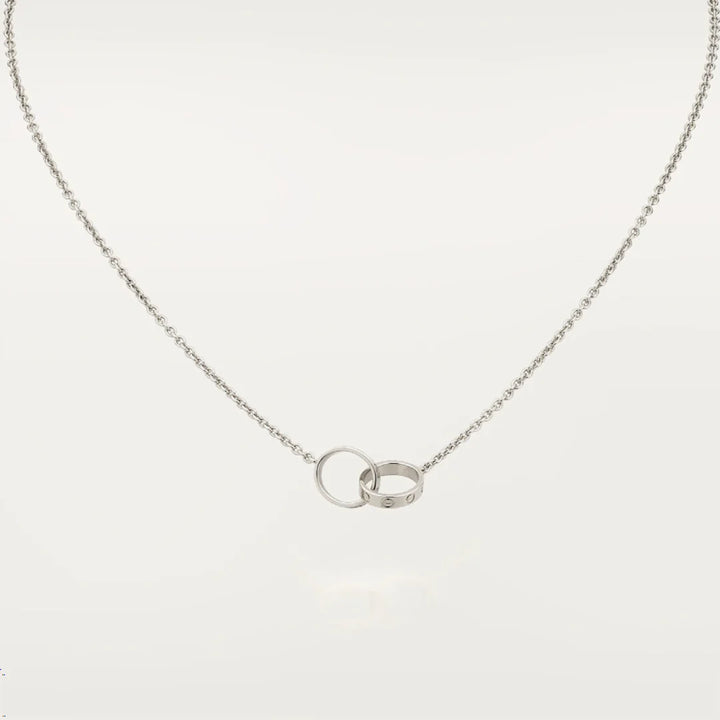 Eternity Ring Necklace l Silver